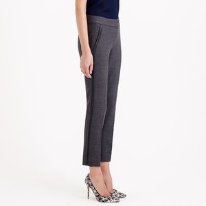 J. Crew Campbell Pants - Grey w/ Tuxedo Stripe
